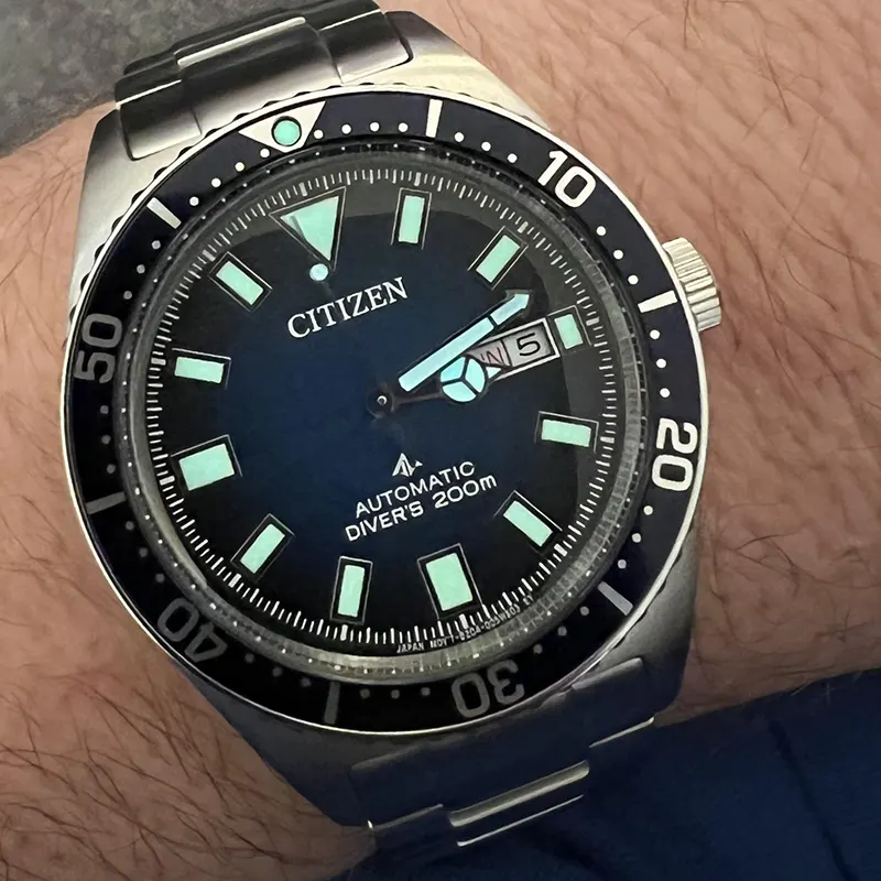 Citizen Promaster Diver Automatic Blue Dial Men's Watch- NY0129-58L